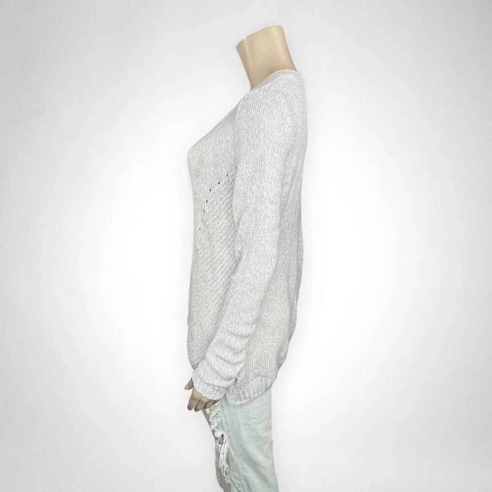 SONOMA Medium Light Gray Knit‎ Sweater Fall Layering